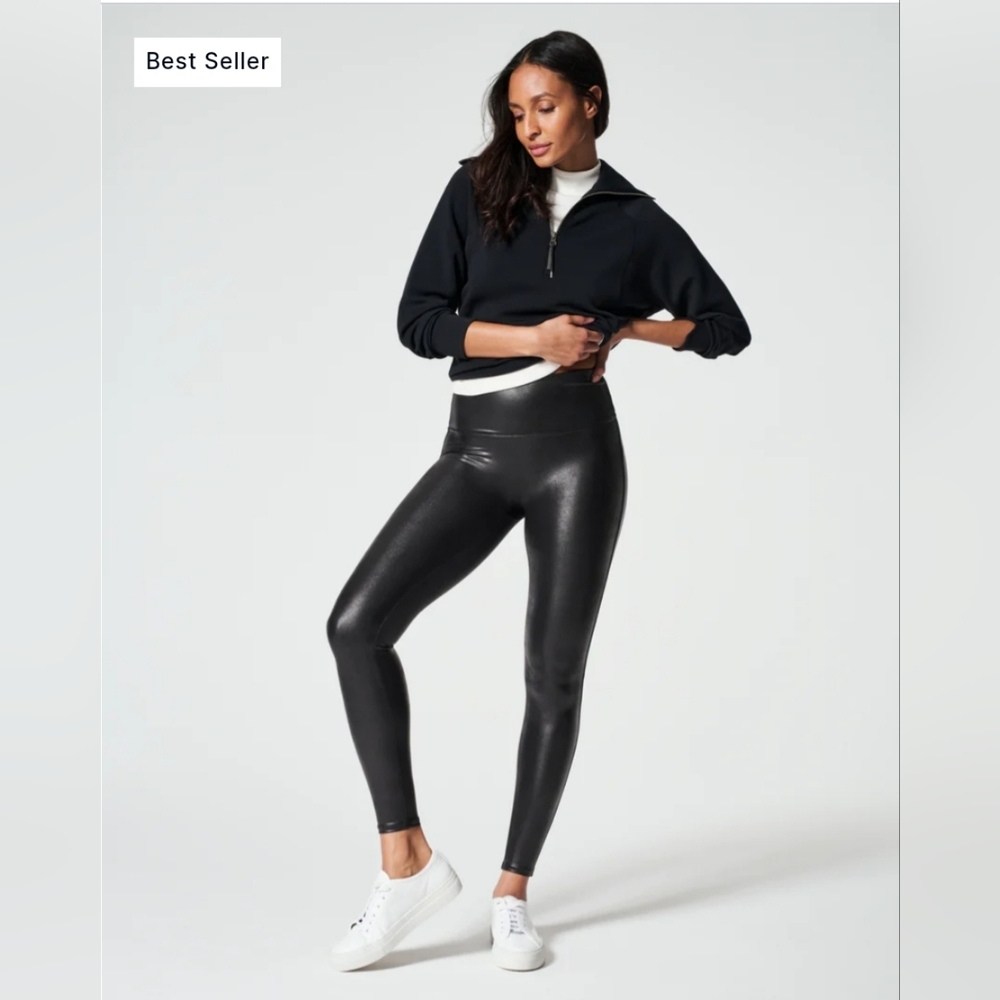 Spanx Faux Leather Leggings